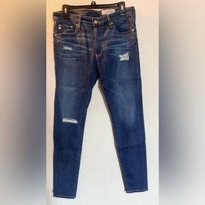 AG Adriano Goldschmied Dark Wash Skinny Jeans size 30R